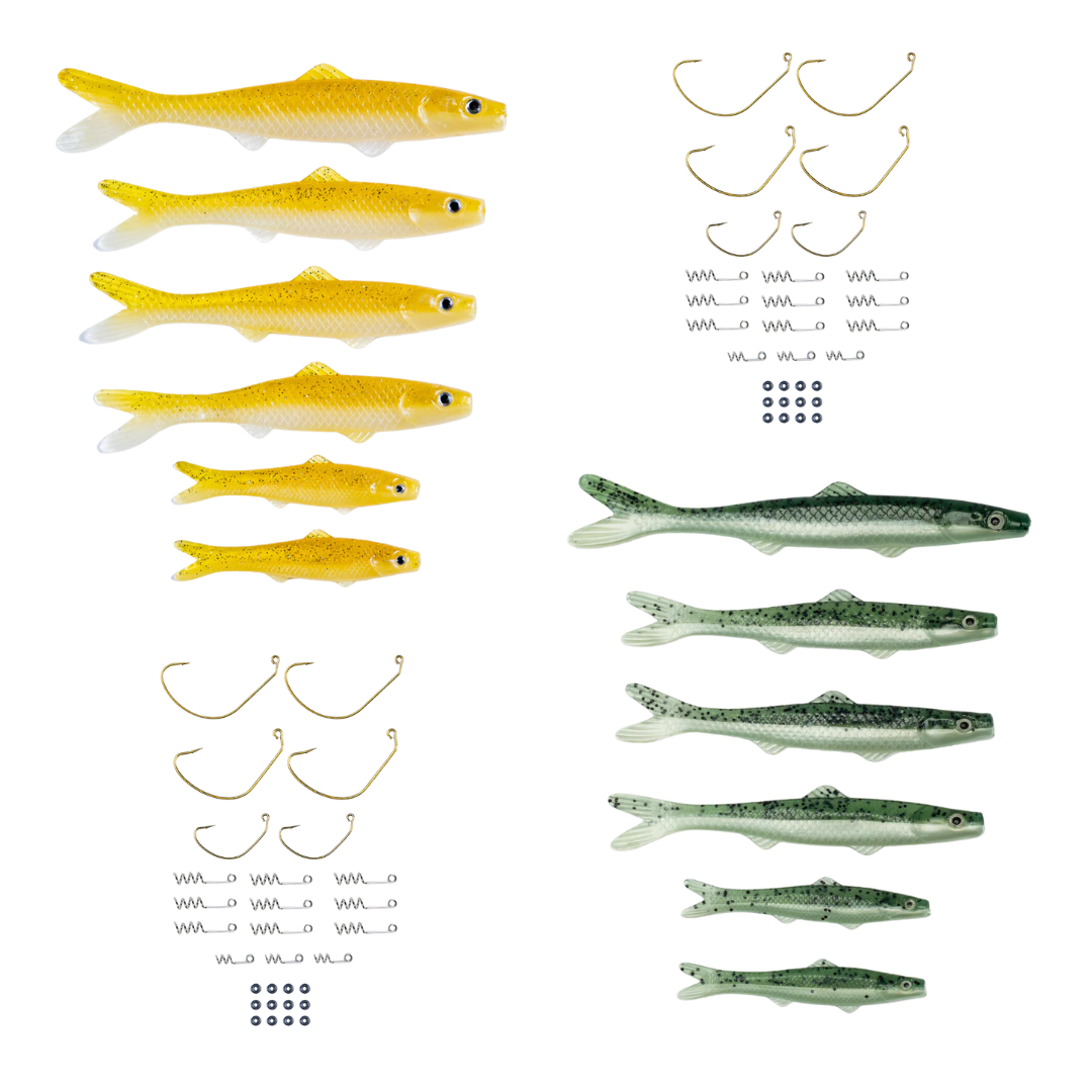 banjo minnow fishing lure kit Double Threat Kit – Banjo Minnow