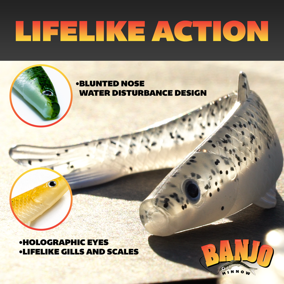 Banjo Minnow  Catch More Fish, Even When They're Not Hungry!