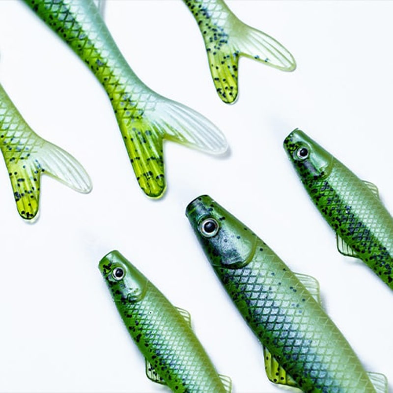 banjo minnow fishing lure Forage Green Minnows
